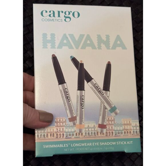 Cargo Cosmetics - NWTIB - Havana Swimmables Long Wear Eye Shadow Stick Kit. - Picture 4 of 16